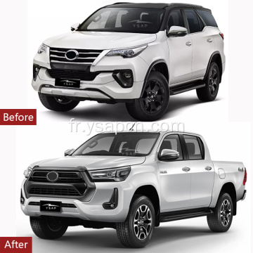 16-20 mise à niveau de Fortuner au kit Hilux Revo 2021